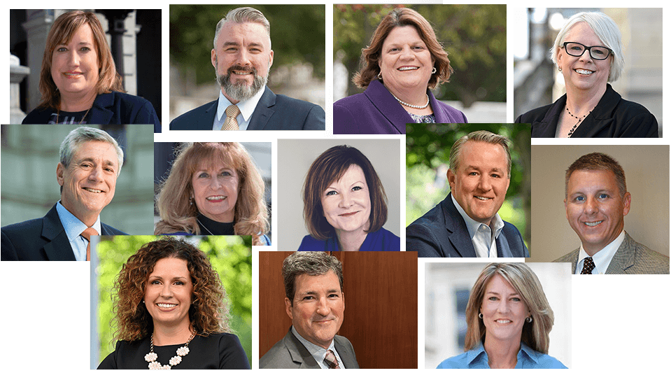 A grid of the team's headshots.